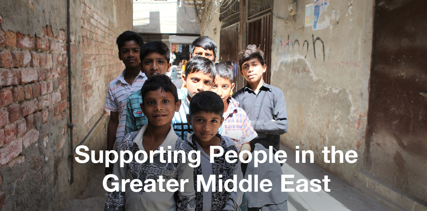 Supporting People in the greater Middle East